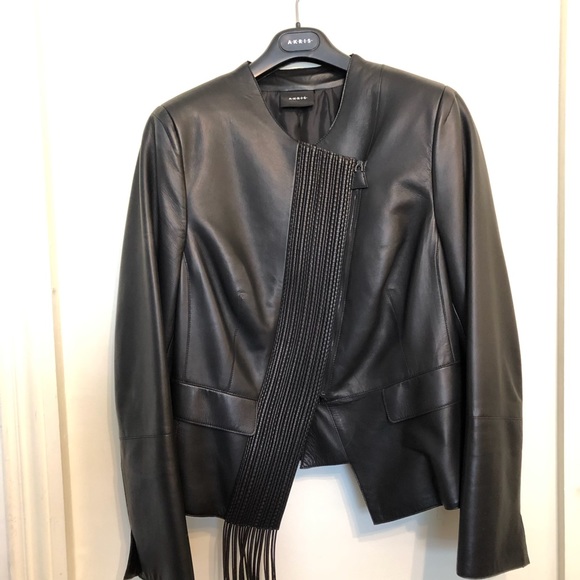 Akris Nappa Lambskin Leather Jacket - Picture 2 of 8